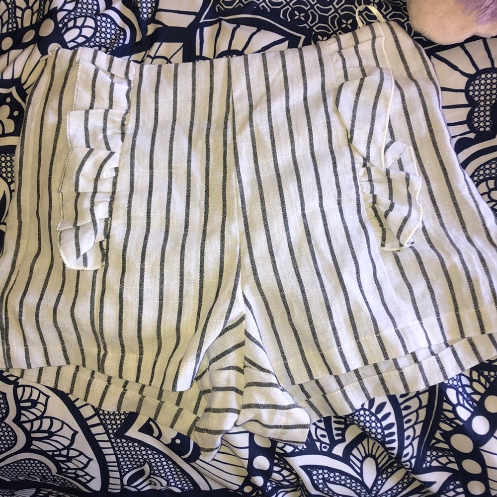pin stripe shorts